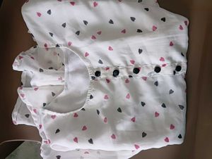 Cute Heart Print frock