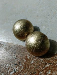 Golden Ball Earrings