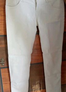 Classic White Straight Leg Pants