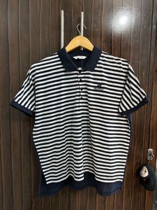 Bean Pole Men's Striped Polo T-Shirt