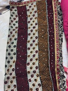 Embroidered Saree with Sequins