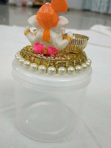 Ganesha roli chawal plate / Showpiece
