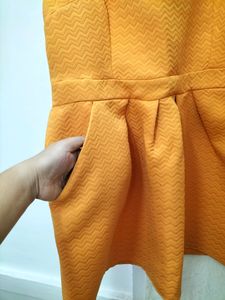 Chic Mustard Yellow Dress