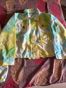 Tie-Dye Denim Jacket and Lower