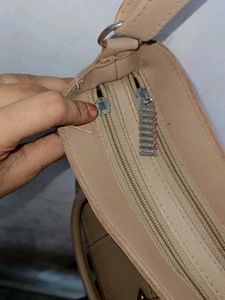 stylish original pu leather sling bag little flaws