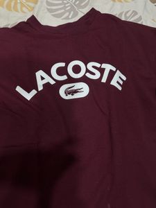 Lacoste Burgundy T-Shirt