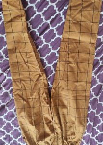 SALE ! Brown Checked Casual Pants