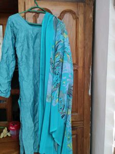 style blue salwar