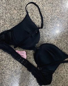 Hunkemoller Black Push-Up Bra