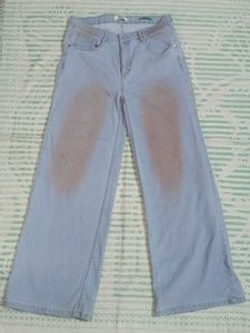 Light Wash Wide Leg Jeans