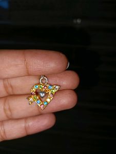 Sparkling Heart Pendant(-2 piece)