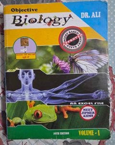 Dr. Ali Objective Biology Books Vol I &amp; II