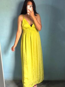 Vibrant Yellow Maxi Dress