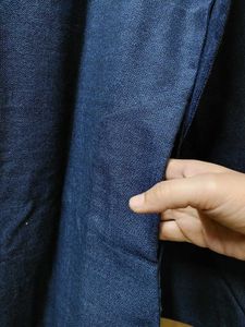 Fabindia Blue Wool Long Kurta ✨️New✨️