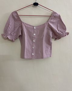 Cute Puff Sleeve Top