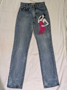 Custom Illustrated Jeans