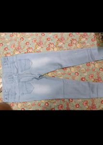 Blue Denim Jeans In 34 Waist