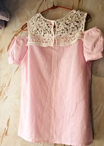 DJ &amp; C PINK Crusia Topoff Shoulders