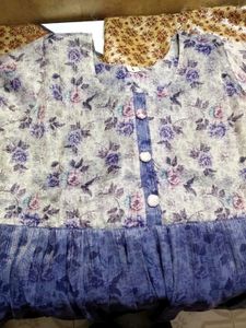 Floral Print Kurta