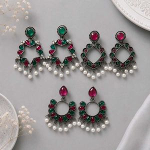 Boho Ethnic Earrings Set of 3