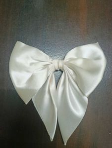 Elegant Satin Hair Bow Clip