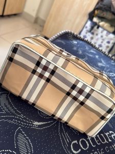 Classic Plaid Cosmetic Pouch
