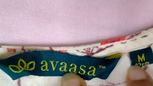 Avaasa Designer Brand Floral Kurti