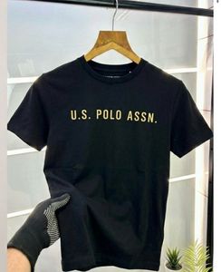 US Polo Assn. Black Graphic T-Shirt