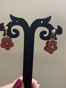 Resin Flower Shape Earring