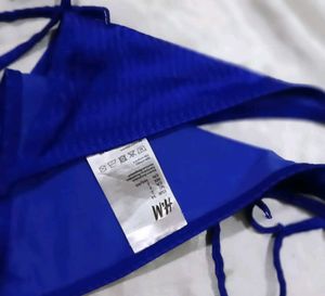 Star Print Blue Bikini Set