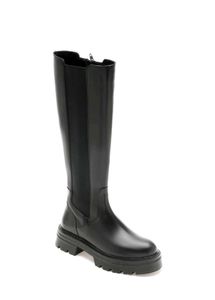 US Polo Stylish Black Knee-High Boots