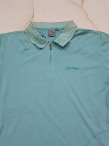 Women's Blue Polo T-Shirt