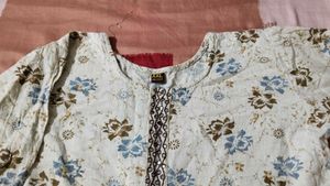 Floral Tiered short Kurta