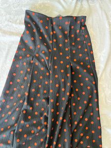 Polka Dot Wide Leg Pants
