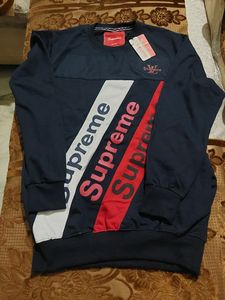 Supreme Navy Blue Graphic Tee