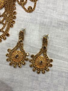 Golden Indian Bridal Jewellery Set