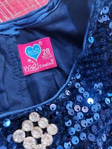 Pretty Blue Sequin Gown -20% discount now