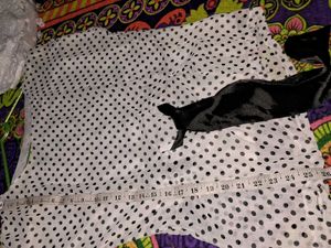 Polka Dot Blouse with Tie Detail