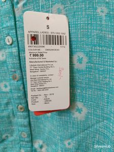 A Line Short Printed Kurti