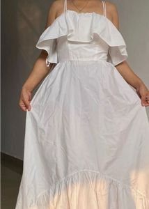 White Off-Shoulder Dress