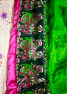 kalamkari anarkali stiched suit with pant no dupat