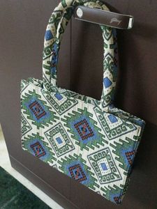 Women's Cotton Multicolor Tote Bag for Office