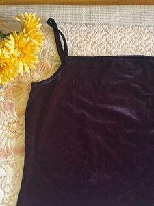 Velvet Camisole Top