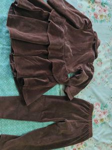 Cute velvet Outfit