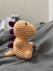 Fluffy Amigurumi Dinosaur
