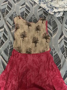 Unique Tree Print Kurta