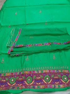 Hand Work Suit With Duptta,