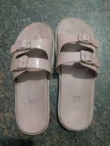Buckled Slide Sandals