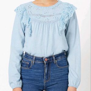 Blue full sleeves tshirt