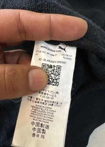 Puma Navy Full Zip Hoodie